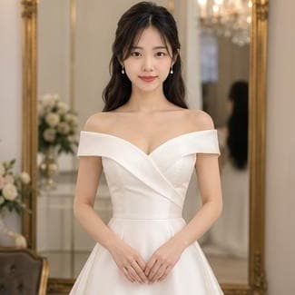AI 가상 드레스 피팅 예시
