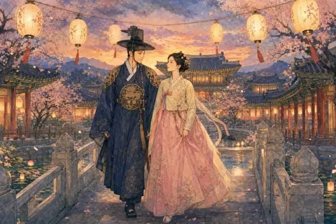 사극 애니메이션 스타일